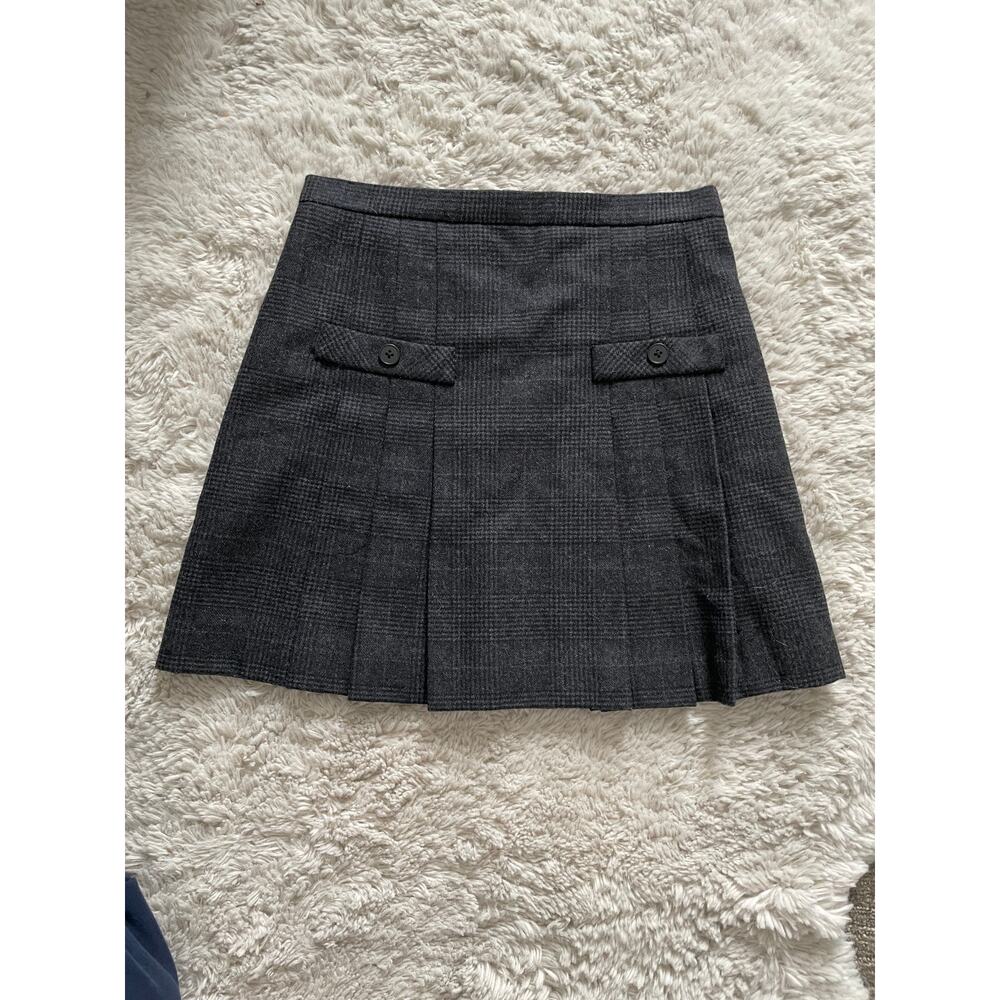 VTG Wool Blend Plaid Kilt Mini Skirt 90s Small